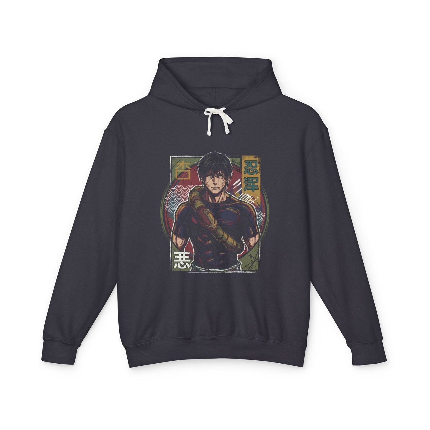 Toji Fushiguro JJK Scarred Face Muscular Build Portrait Unisex Premium Hoodie