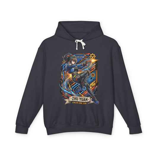 Zenless Zone Zero Zhu Yuan Pubsec Gear Emblem Fan Art Hoodie