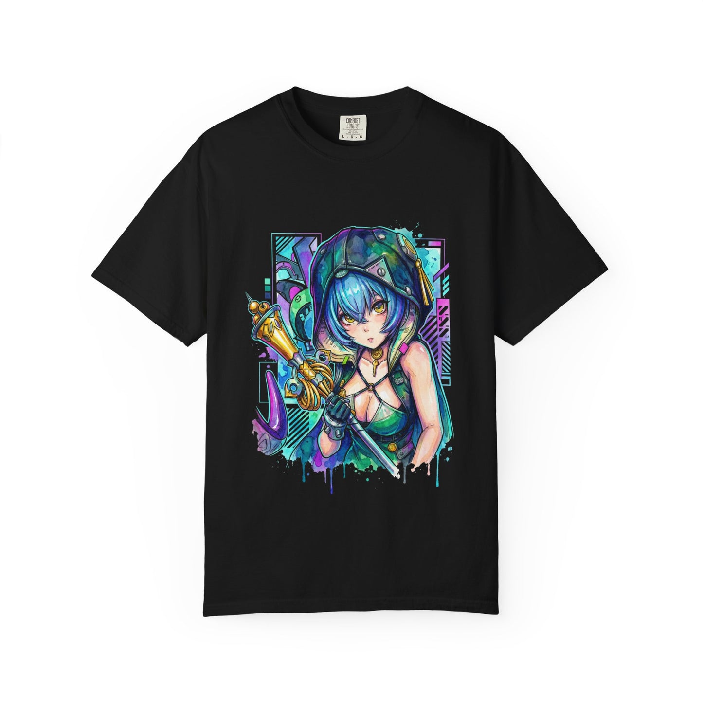 Lucia Elowen ZZZ Spook Shack Goat Thiren Portrait Premium T-Shirt