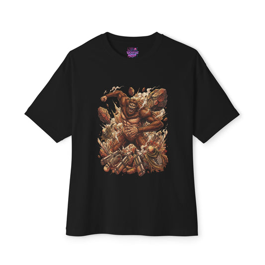 Beast Titan Zeke Yeager Fan Art Portrait Premium Oversized Unisex T-Shirt