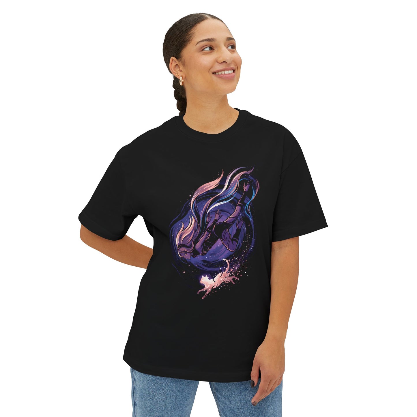 Gravity Rush Celestial Dreamer Celestial Dreamer Gaming Graphic Tee Premium Oversized Unisex T-Shirt