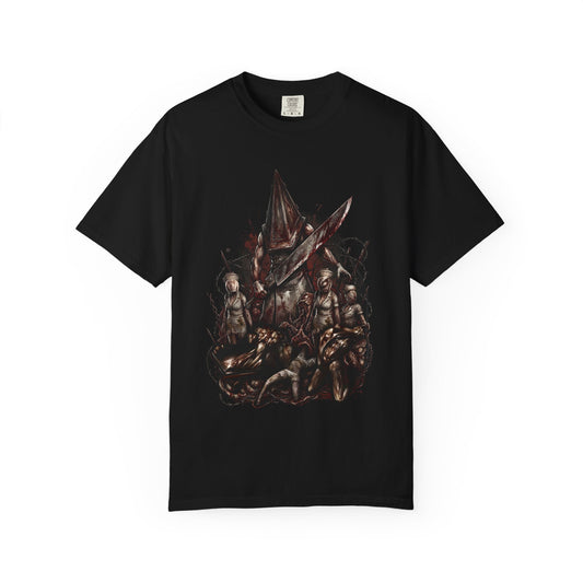 Remade Pyramid Head Great Cleaver Silent Hill 2 Horror Executioner Premium T-Shirt