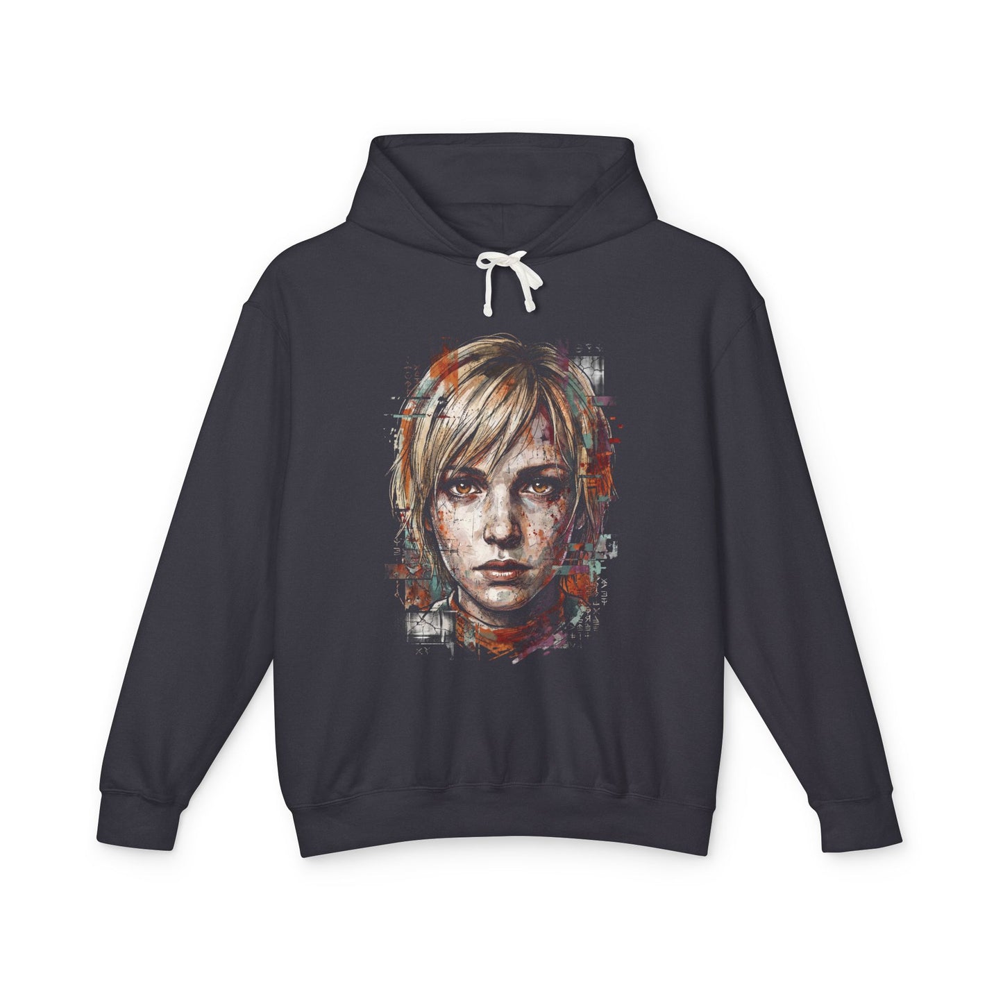 Silent Hill 3 Heather Mason Denim Vest Butterfly Knife Portrait Unisex Premium Hoodie