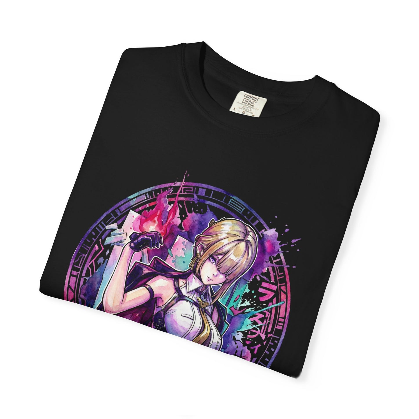 Evelyn Chevalier ZZZ Red Burning Tethers Portrait Premium T-Shirt