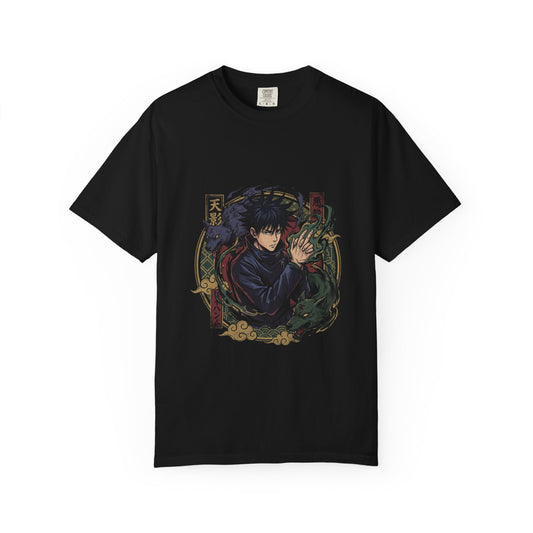 Jujutsu Kaisen Megumi Fushiguro Divine Dogs Summon Iconic Design Premium T-Shirt