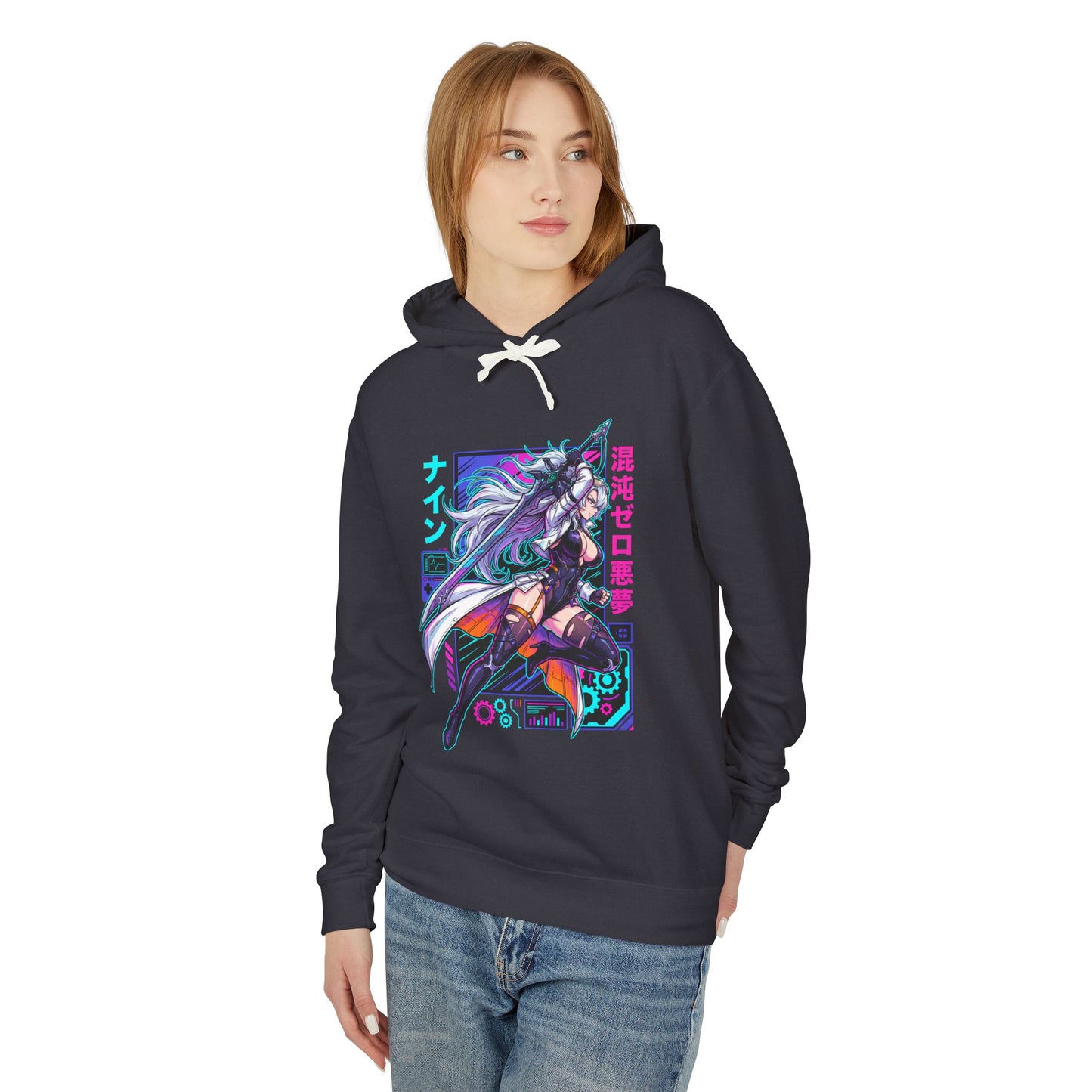 Nine CZN Vanguard Mercenary Legendary Survivor Big Sword Fan Art Portrait Unisex Premium Hoodie