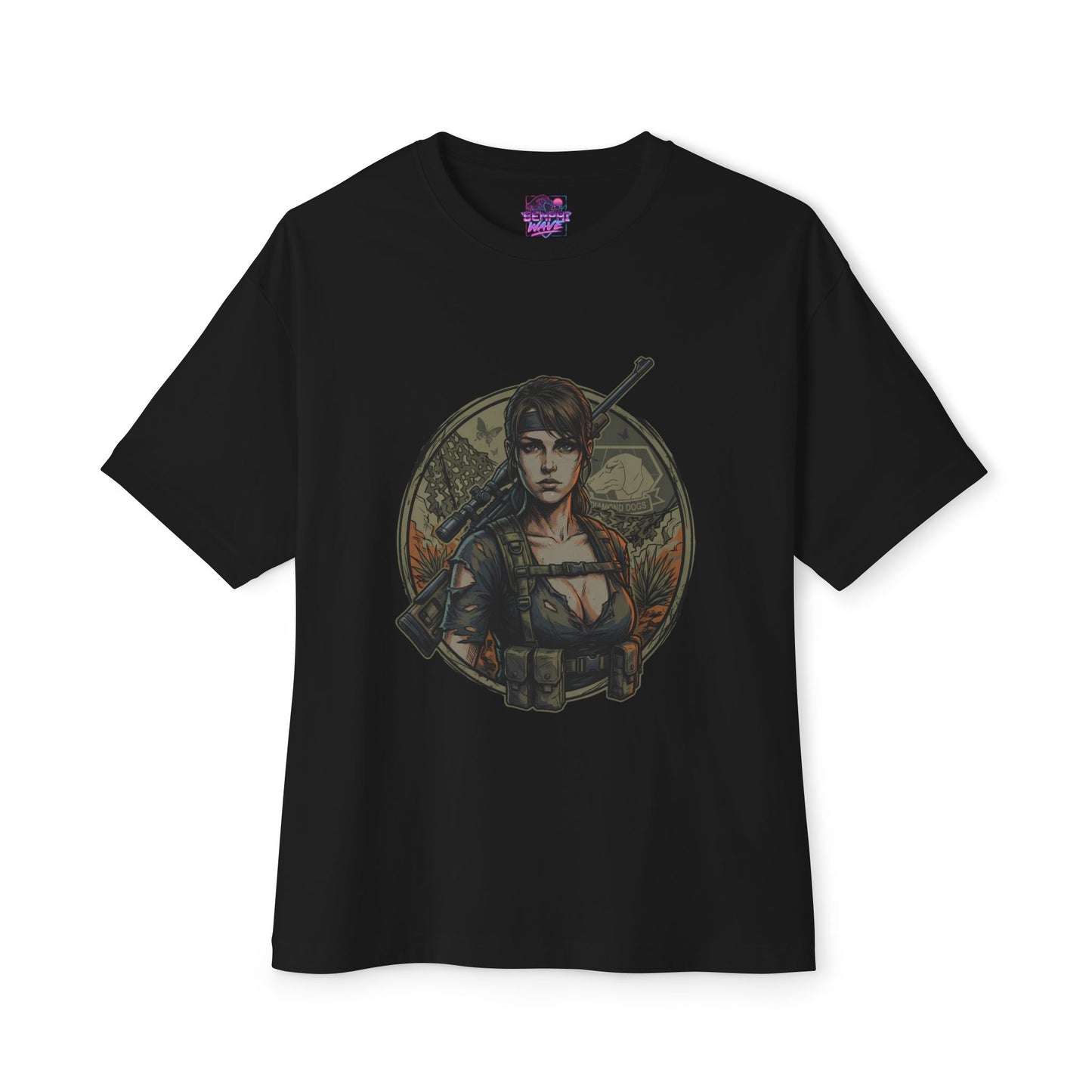 Quiet Metal Gear Solid V: Wolf & Butterfly Beauty Premium Oversized Unisex T-Shirt