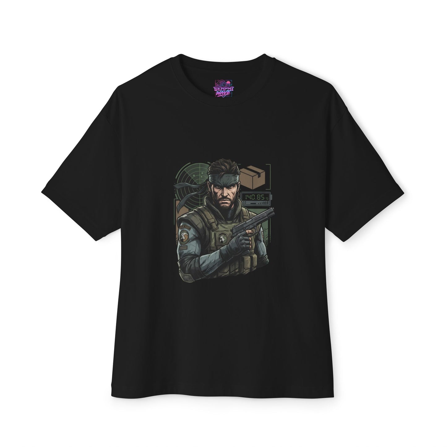 Solid Snake Metal Gear Solid: Legendary Stealth Operative Premium Oversized Unisex T-Shirt