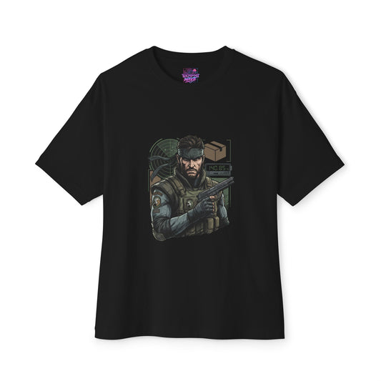 Solid Snake Metal Gear Solid: Legendary Stealth Operative Premium Oversized Unisex T-Shirt