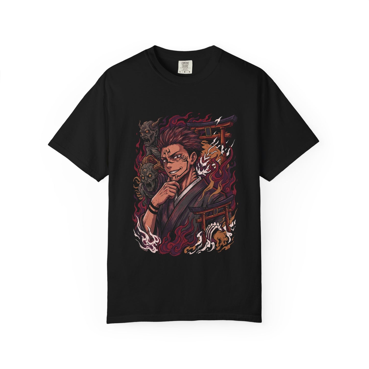 Jujutsu Kaisen Ryomen Sukuna King of Curses Four Arms Iconic Design Premium T-Shirt