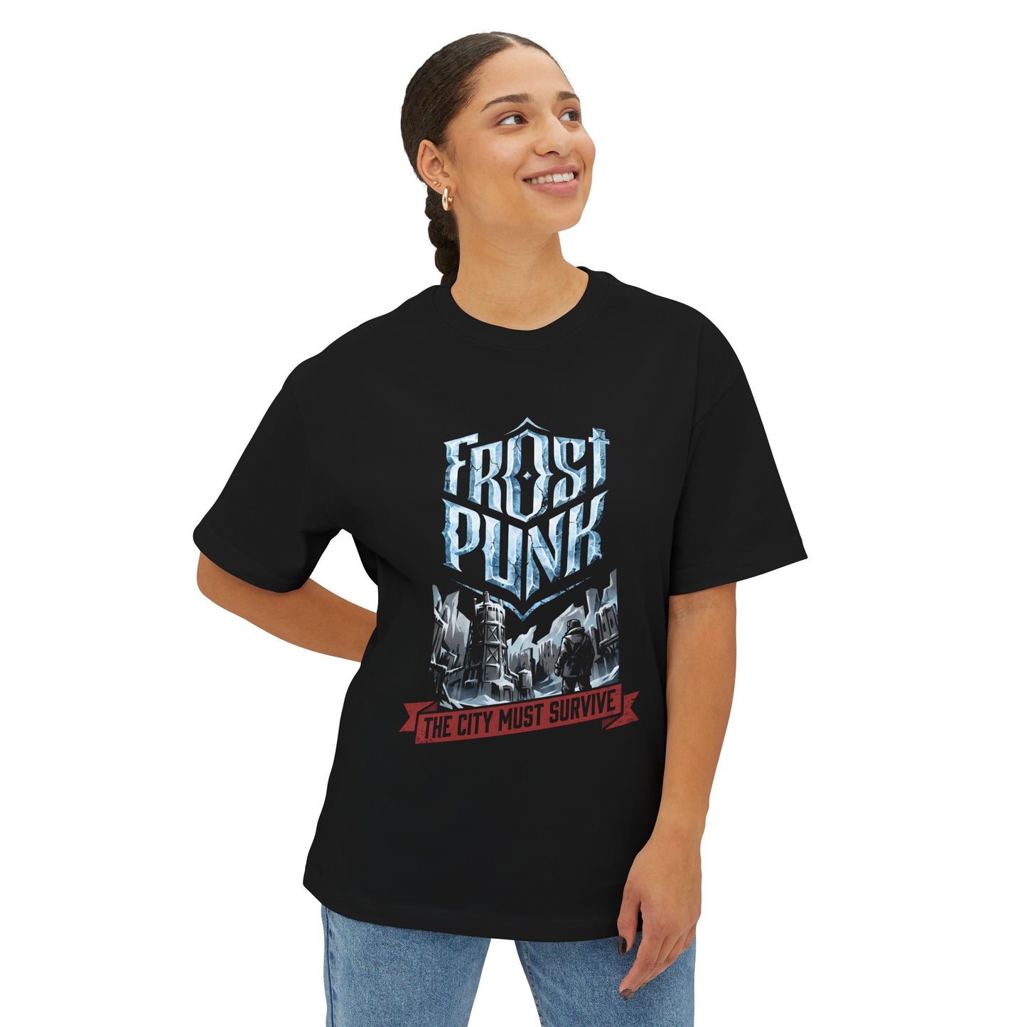 Frostpunk Captain Eternal Winter Commander Premium Oversized Unisex T-Shirt