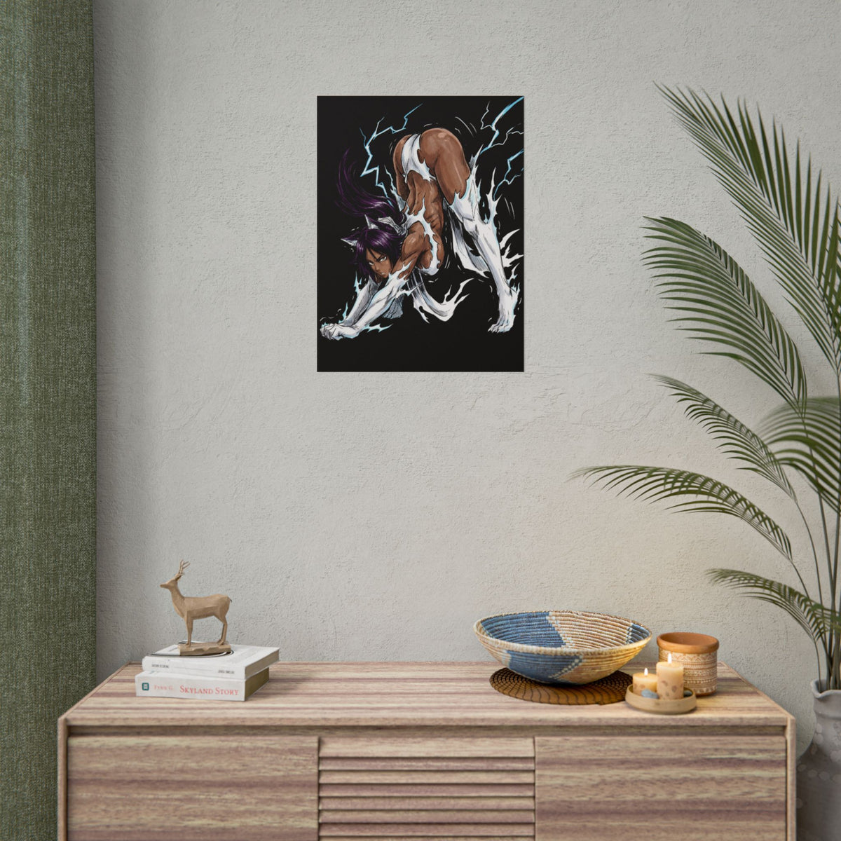 Bleach Yoruichi Shihouin Flash Goddess Martial Arts Master Poster