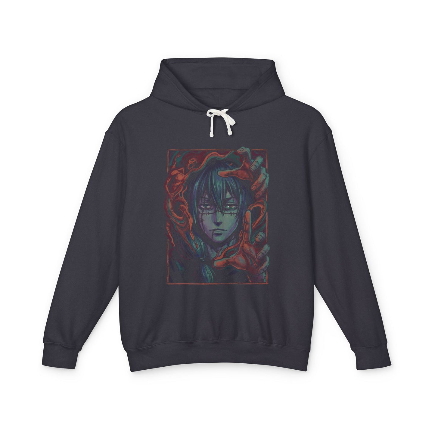 Jujutsu Kaisen Mahito Idle Transfiguration Patchwork Face Iconic Design Unisex Premium Hoodie
