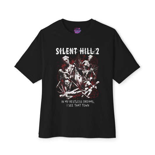 Silent Hill 2: Fog & Siren Atmospheric Dread Premium Oversized Unisex T-Shirt