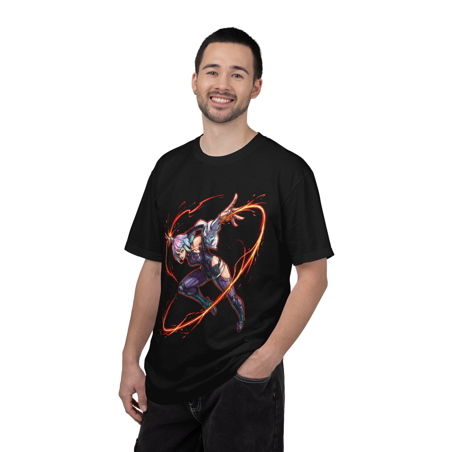 Cyberpunk Edgerunners Lucy David Love Story Tragic Icon Premium T-Shirt