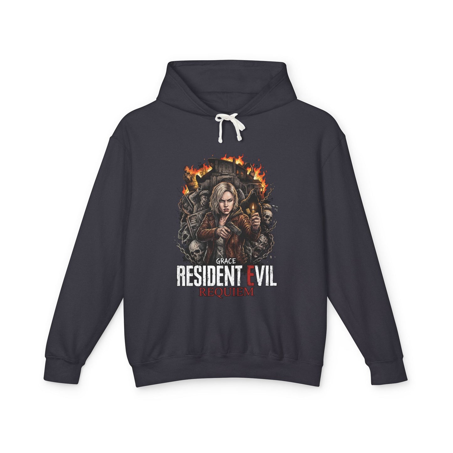 Resident Evil Requiem Grace Ashcroft Unisex Premium Hoodie