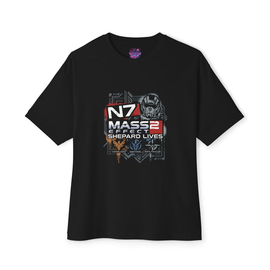 Mass Effect Citadel Council Spectre Operations Premium Oversized Unisex T-Shirt