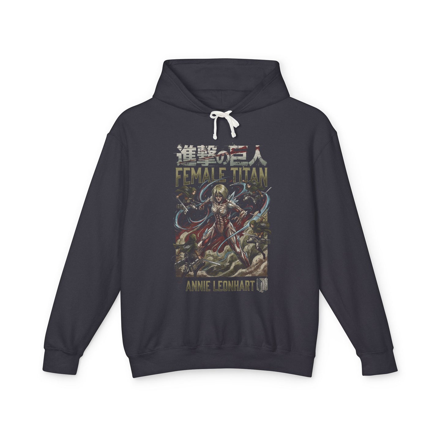 Female Titan Annie Leonhart Fan Art Portrait Unisex Premium Hoodie