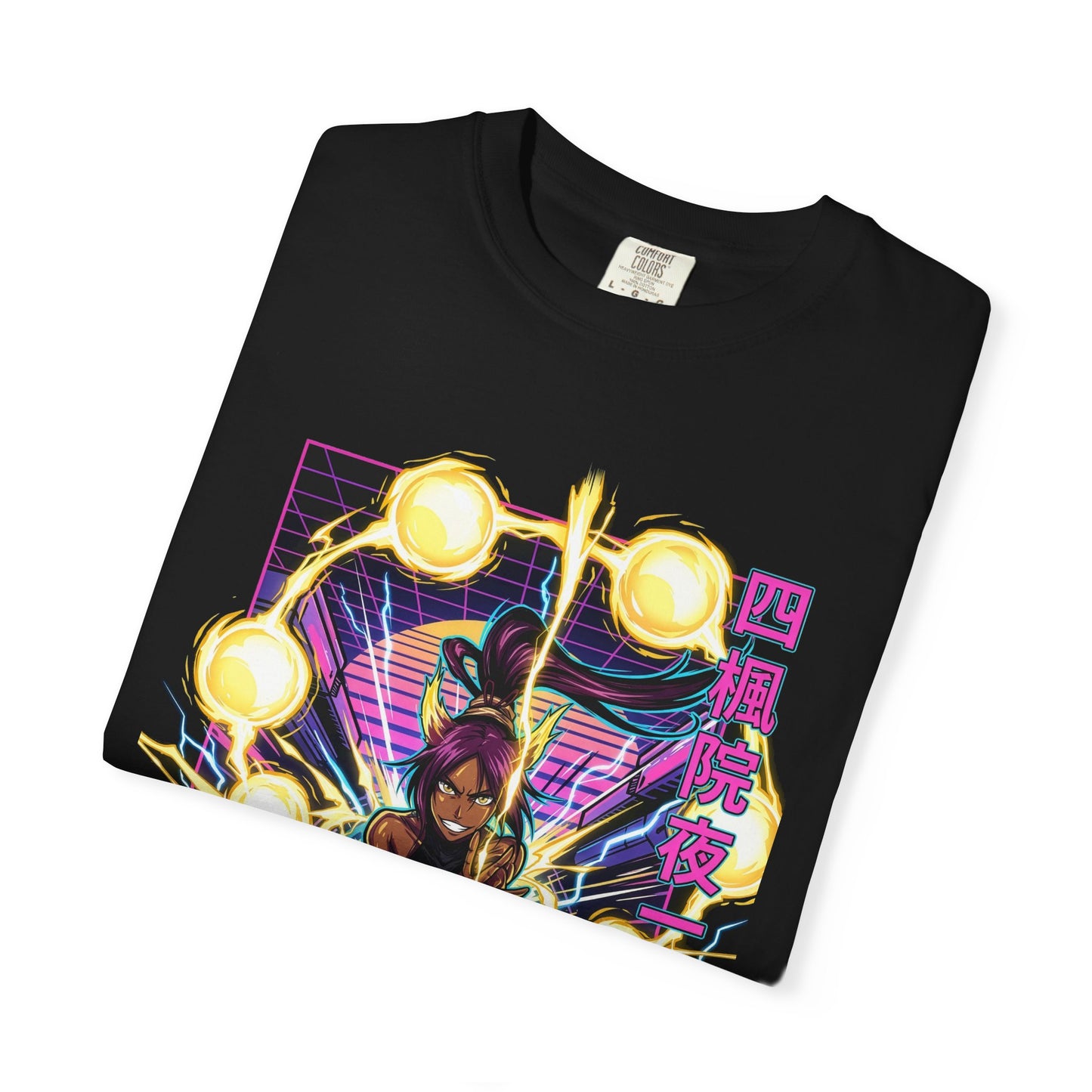 Bleach Yoruichi Shihouin Golden Irises Purple Hair Fan Favorite Design Premium T-Shirt
