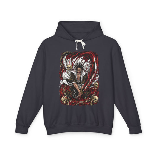 Bleach Kenpachi Zaraki Scarred Face Captain Illustration Unisex Premium Hoodie
