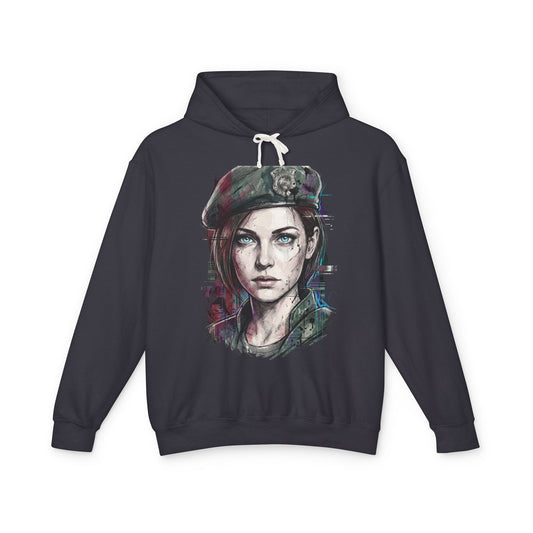 Resident Evil Jill Valentine Herb Green Red Blue Mix Design Unisex Premium Hoodie