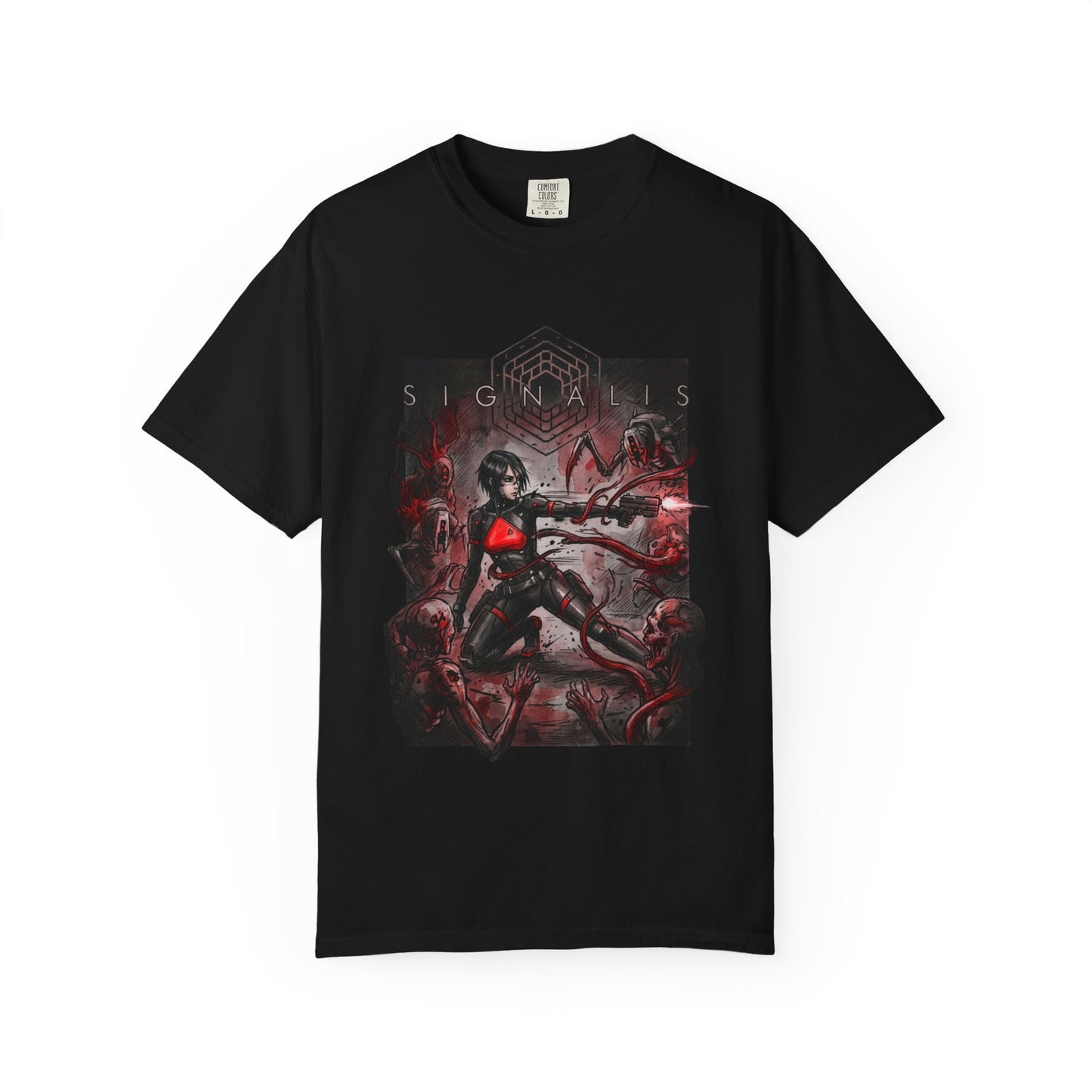 Signalis Elster Technician Replika Pixel Horror Retro Design Premium T-Shirt