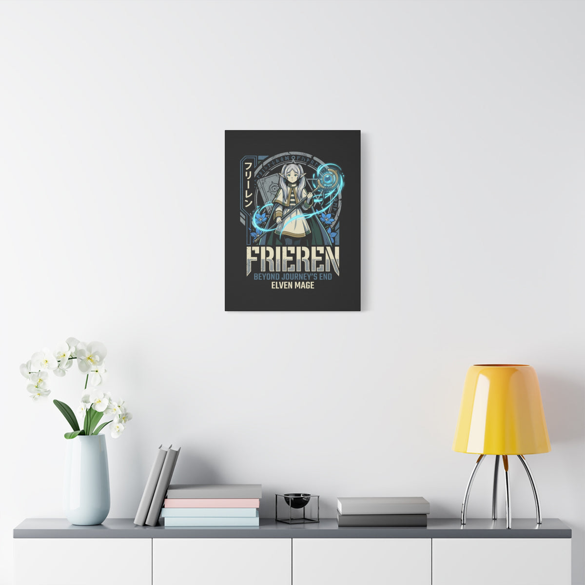 Frieren Beyond Journey's End Elven Mage Staff Canvas Print