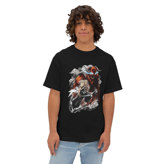 Sajin Komamura Bleach 7th Division Captain Fan Art Premium Oversized Unisex T-Shirt