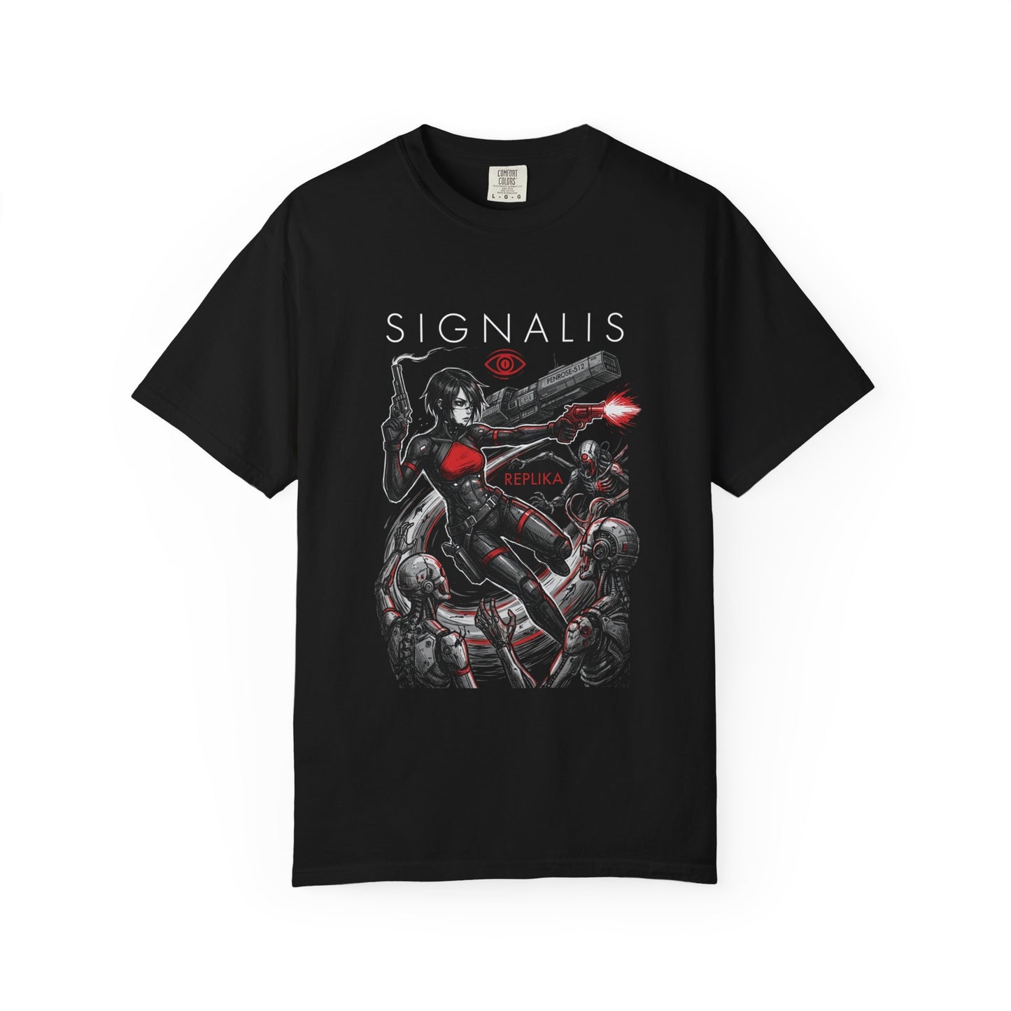 Signalis Dystopian Regime Replika Corruption Nightmarish Art Premium T-Shirt