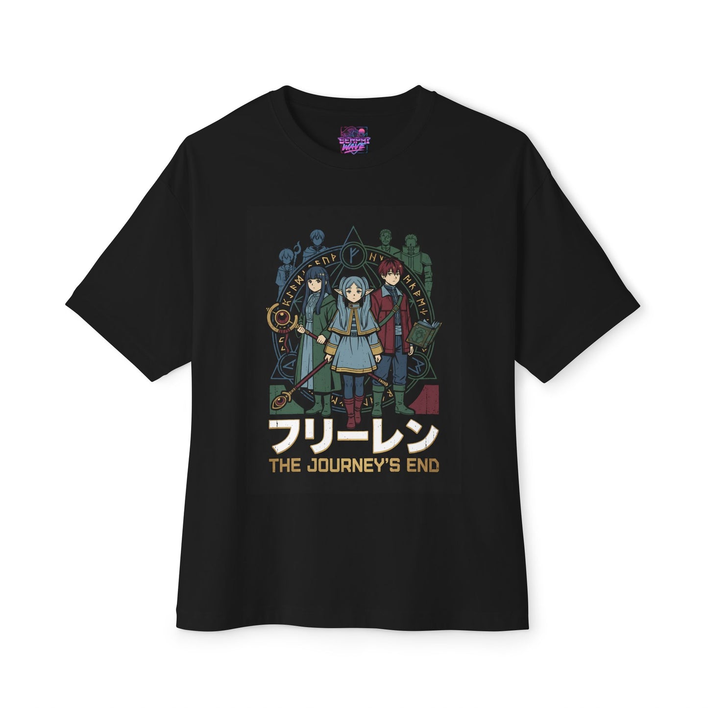 Eternal Wanderer Mage Post Demon King World Premium Oversized Unisex T-Shirt