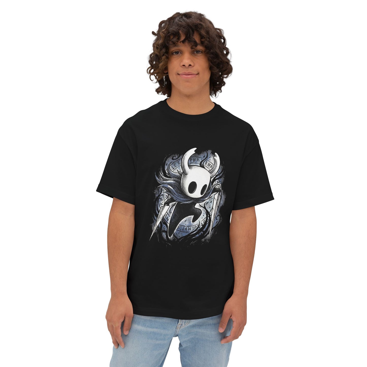 Hollow Knight Little Ghost Design Shirt | Shade Lord Hallownest Fan Tee Premium Oversized Unisex T-Shirt