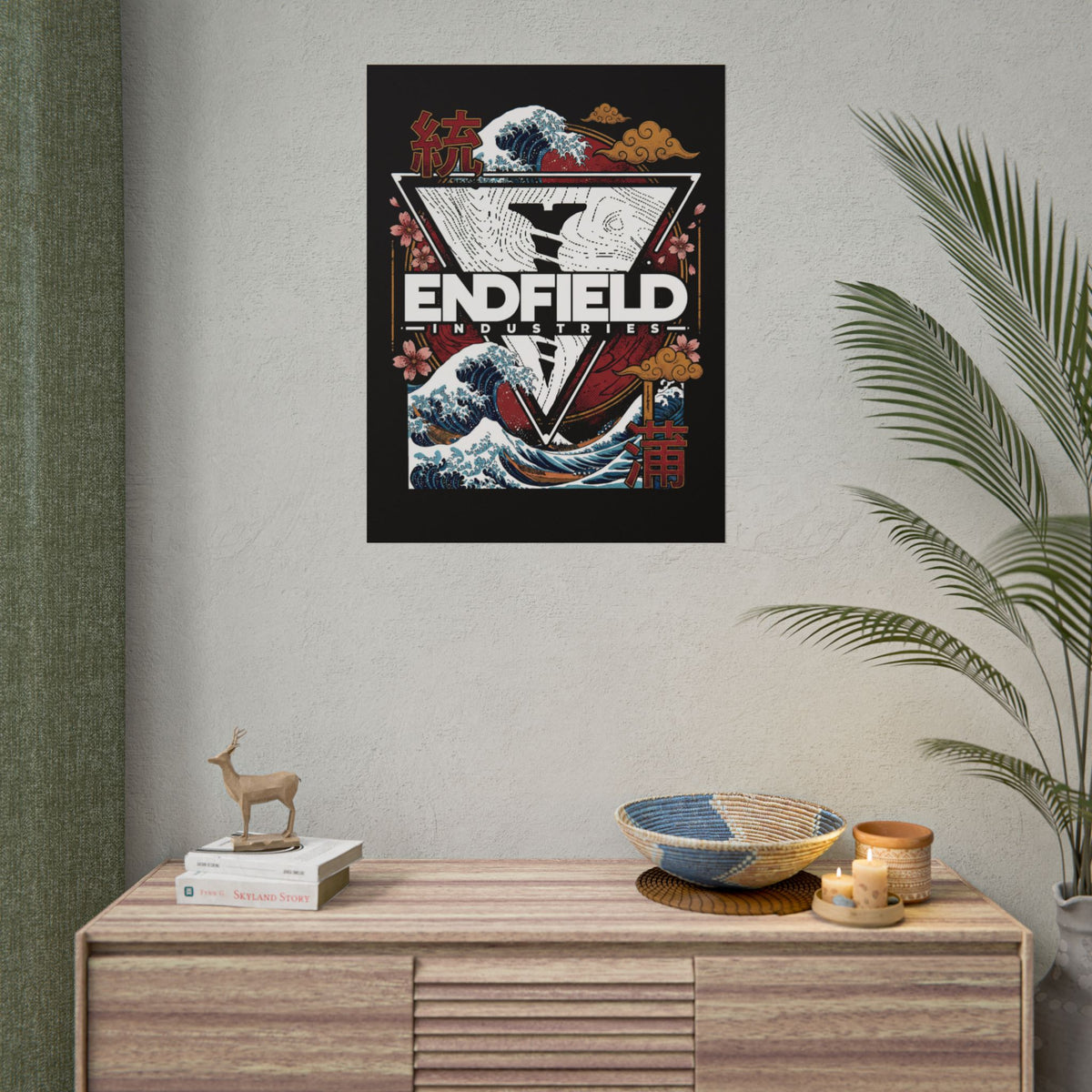 Arknights Endfield Industries Great Wave Crest Poster
