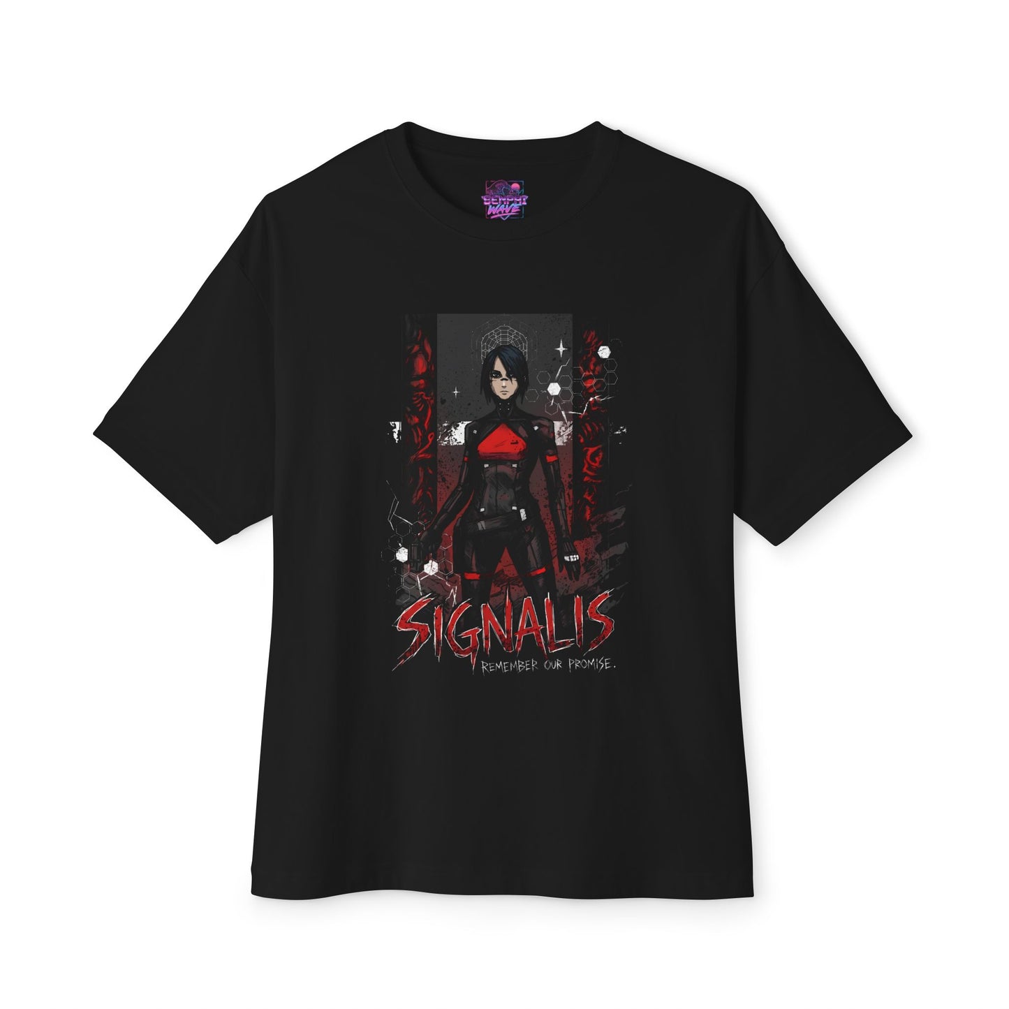 Signalis Elster Replika Inventory Management Retro Design Premium Oversized Unisex T-Shirt