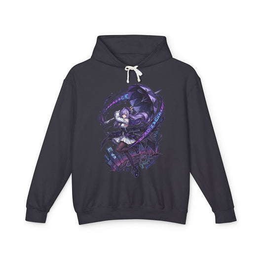 Zenless Zone Zero Vivian Purple Umbrella Night City Fan Art Hoodie
