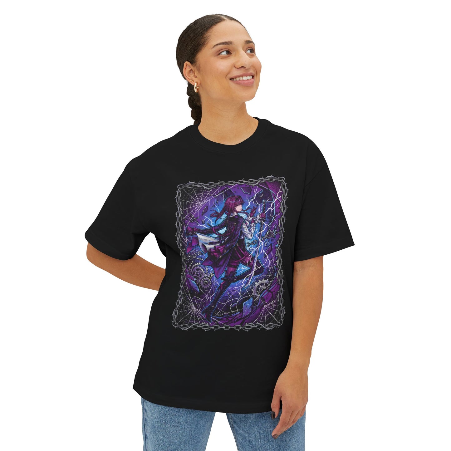 Kafka Honkai Star Rail: Stellaron Hunter DoT Queen Premium Oversized Unisex T-Shirt