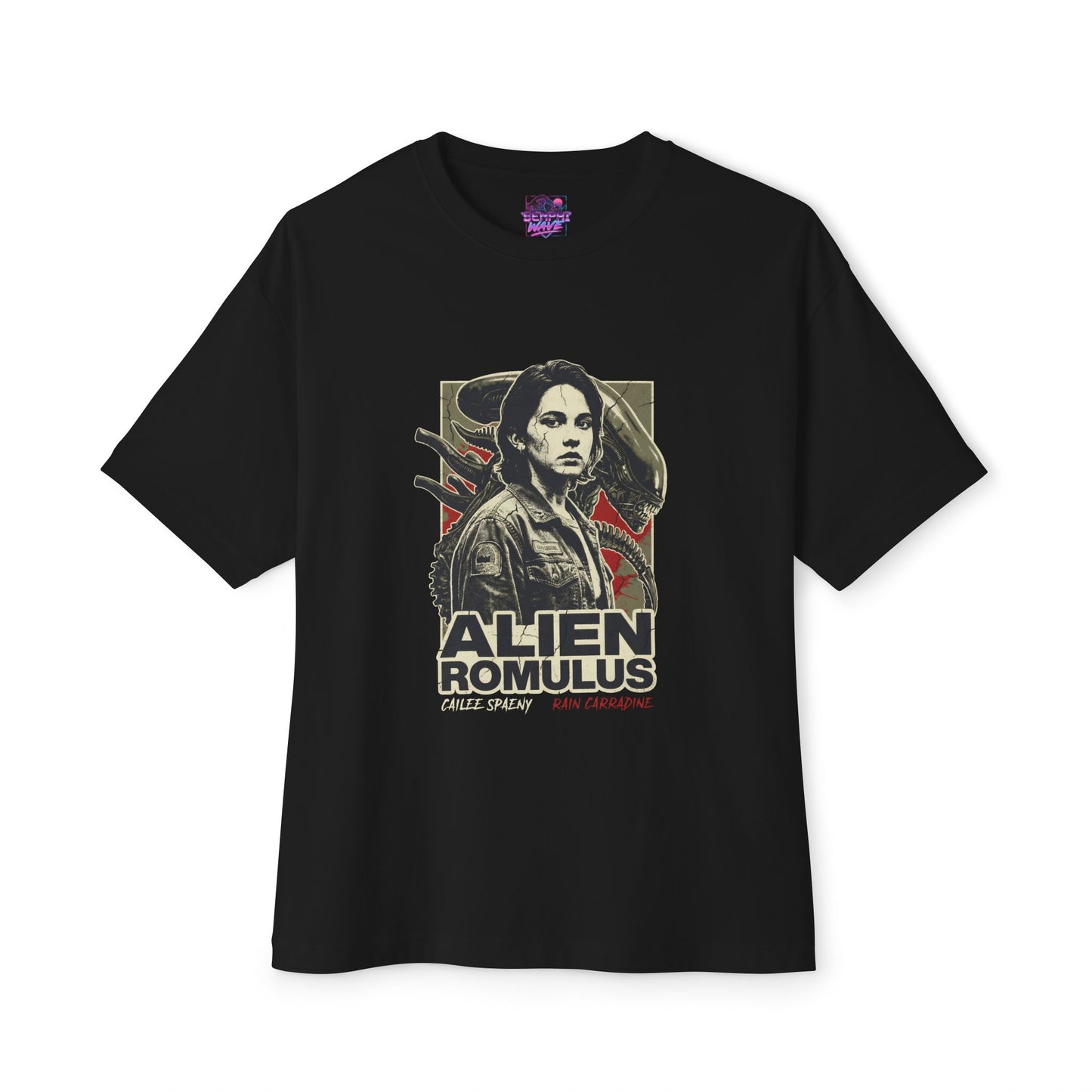 Alien Romulus Xenomorph: Pure Biomechanical Design Premium Oversized Unisex T-Shirt