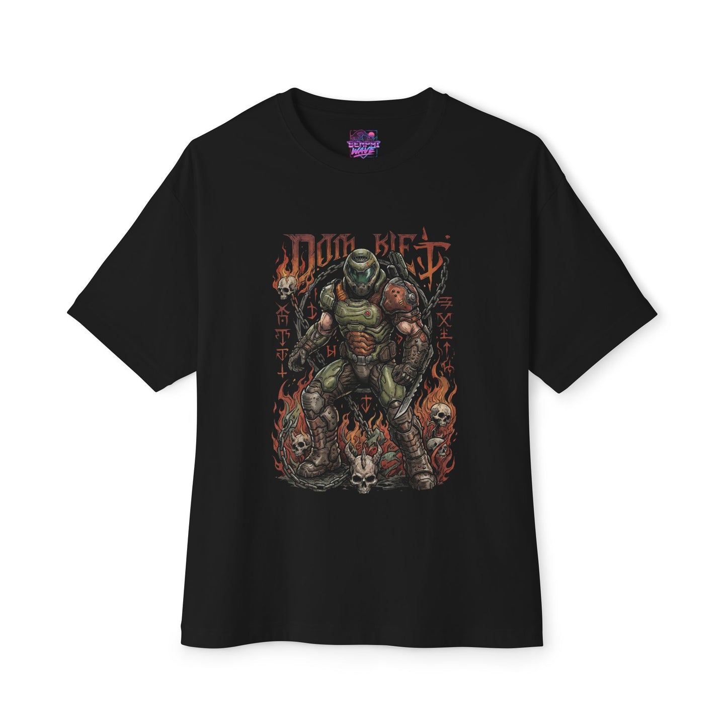 Doom Slayer: Hell's Greatest Nightmare Returns Premium Oversized Unisex T-Shirt