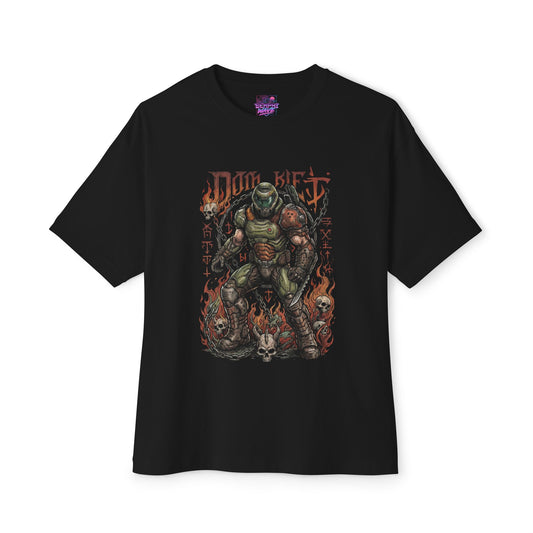 Doom Slayer: Hell's Greatest Nightmare Returns Premium Oversized Unisex T-Shirt