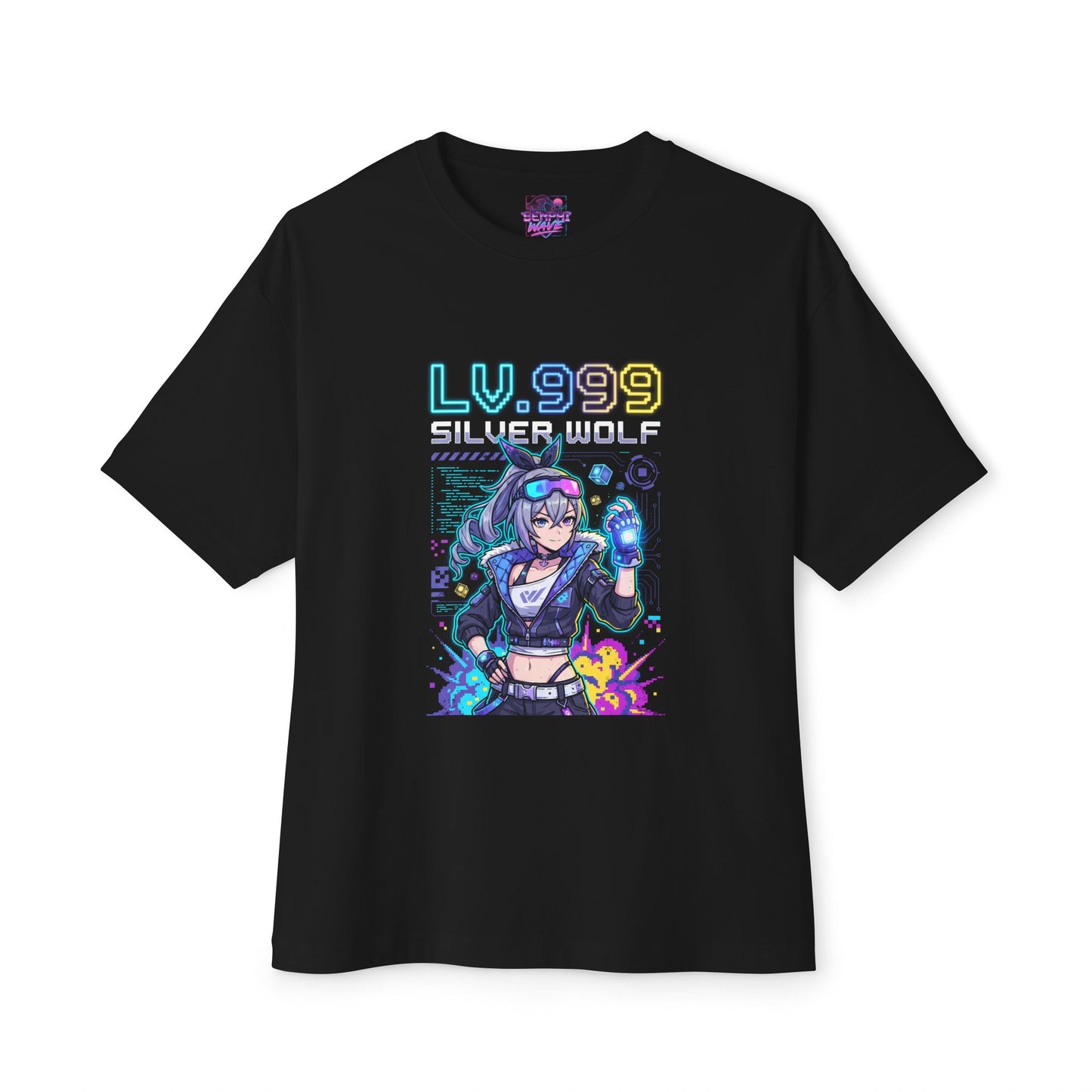 Silver Wolf Lv.999: Punklorde Overlord Premium Oversized Unisex T-Shirt
