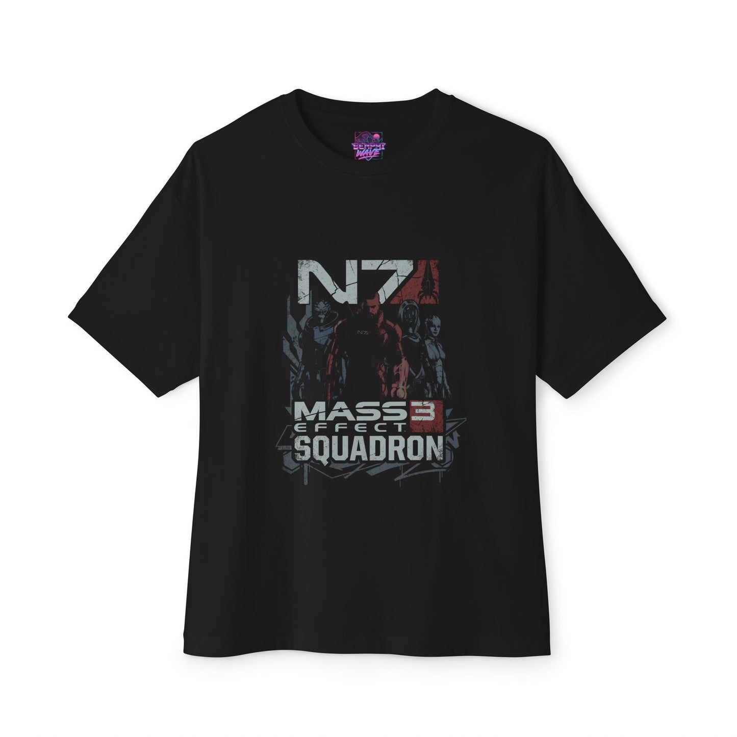 Commander Shepard Building Deep Romantic Bonds with Crew Members Premium Oversized Unisex T-Shirt