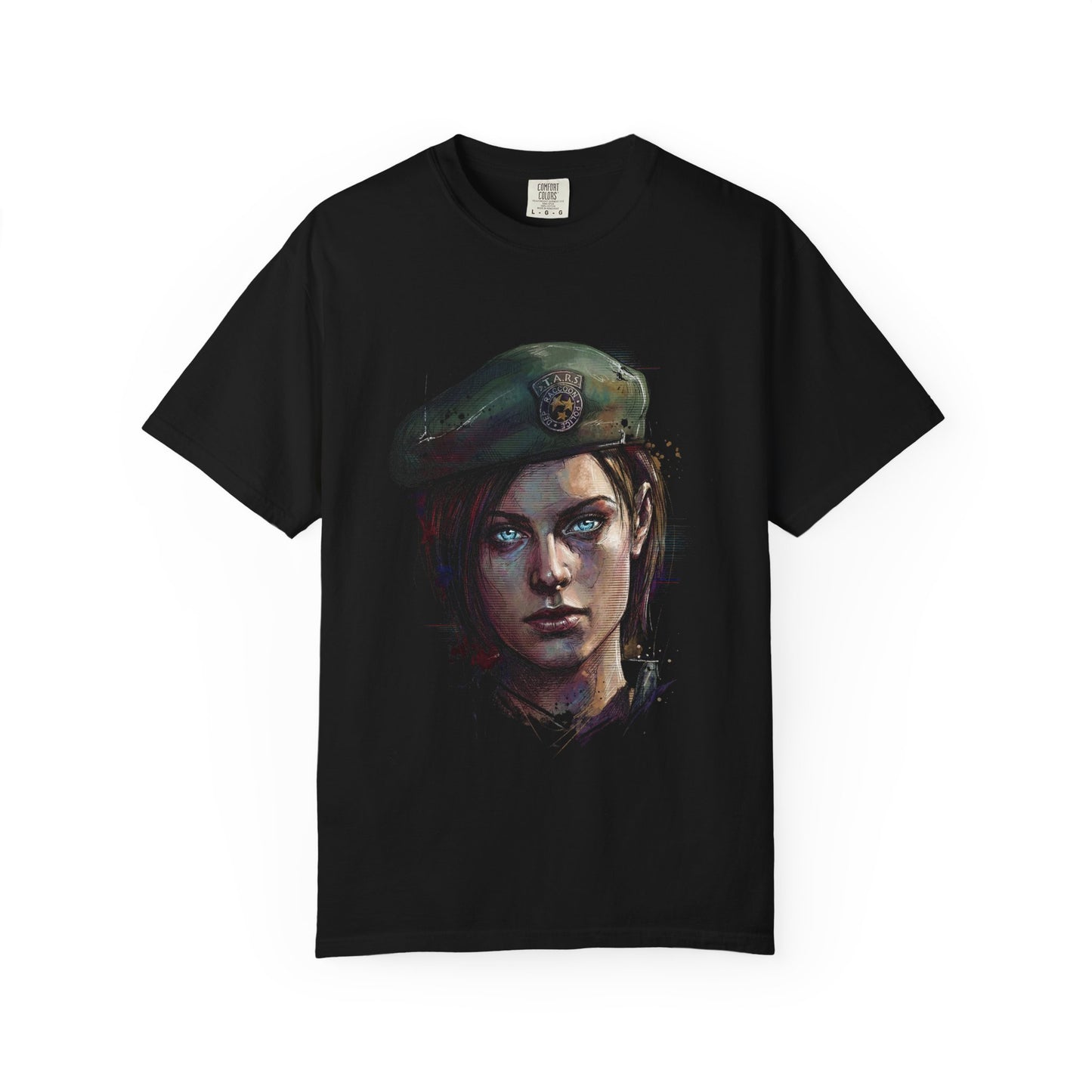 Resident Evil Jill Valentine S.T.A.R.S. Bravo Team Rescue Design Premium T-Shirt
