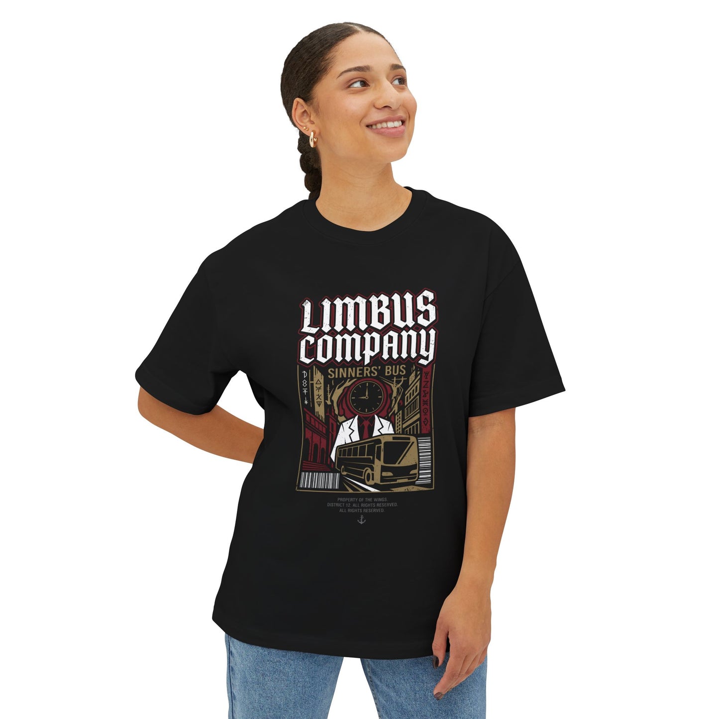 Limbus Company Abnormalities Hunter Premium Oversized Unisex T-Shirt