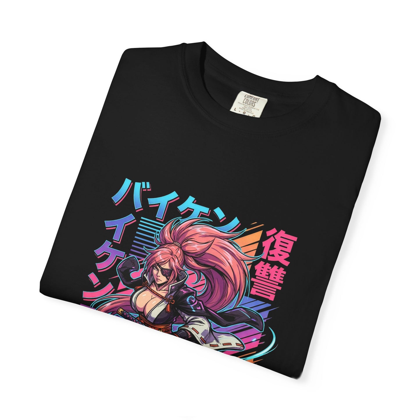 Guilty Gear Baiken Vaporwave Design Premium T-Shirt