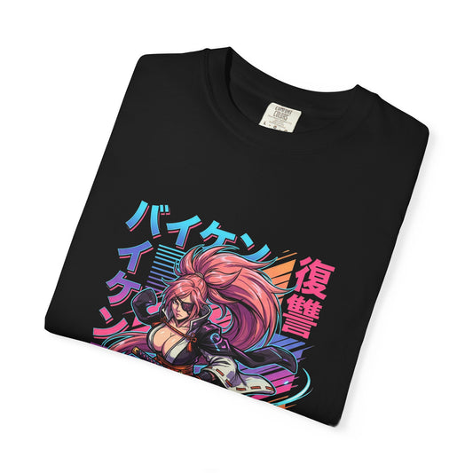 Guilty Gear Baiken Vaporwave Design Premium T-Shirt