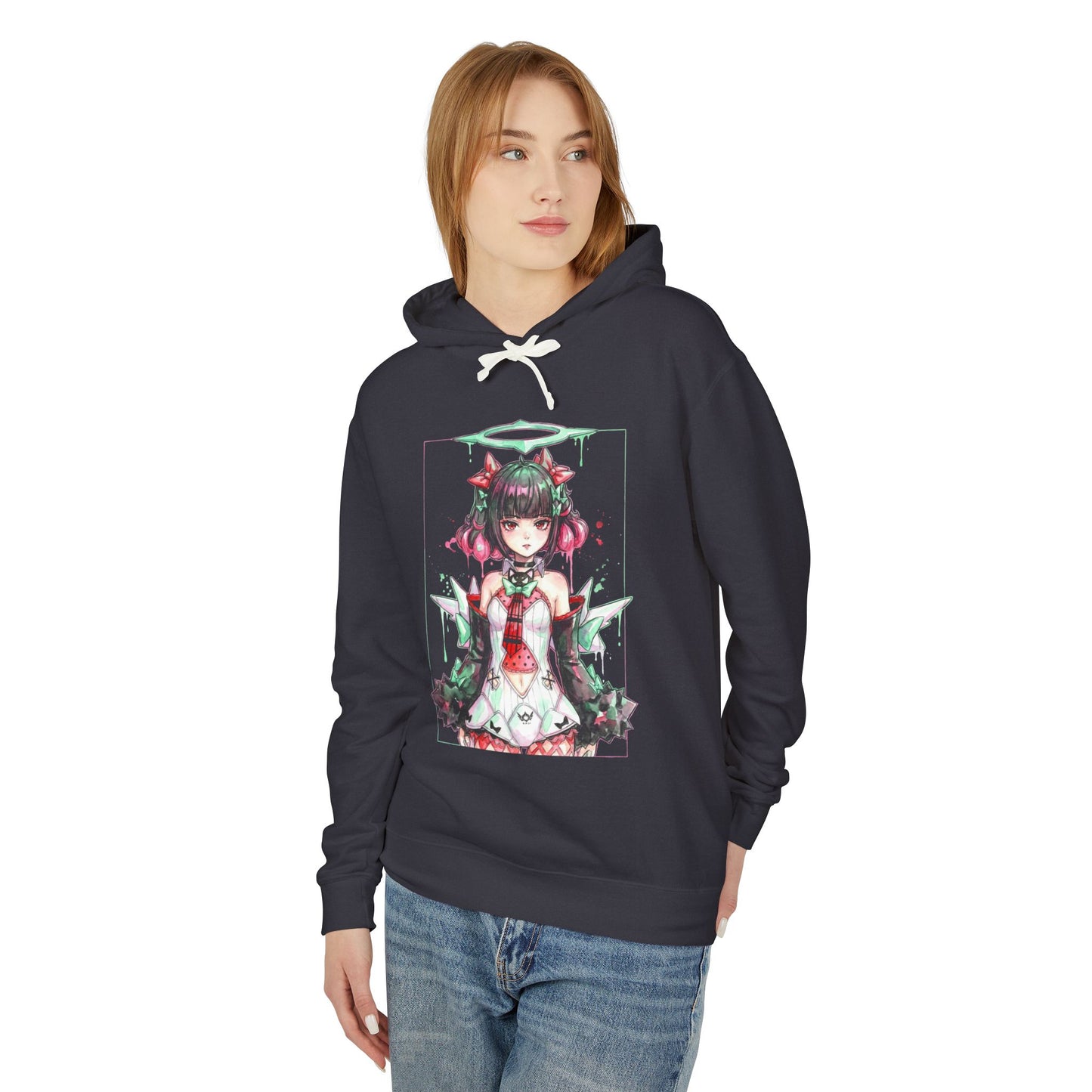 ZZZ Nangong Yu Angels of Delusion Leader Vaporwave Retro Portrait Unisex Premium Hoodie