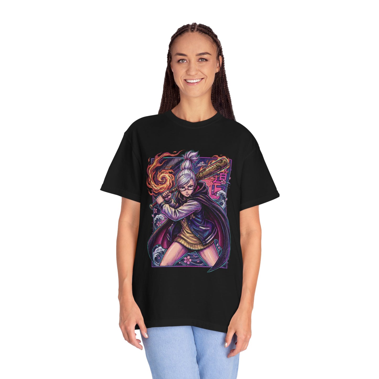 Granny Seiko Dandadan Occult Old Lady Spirit Portrait Premium T-Shirt