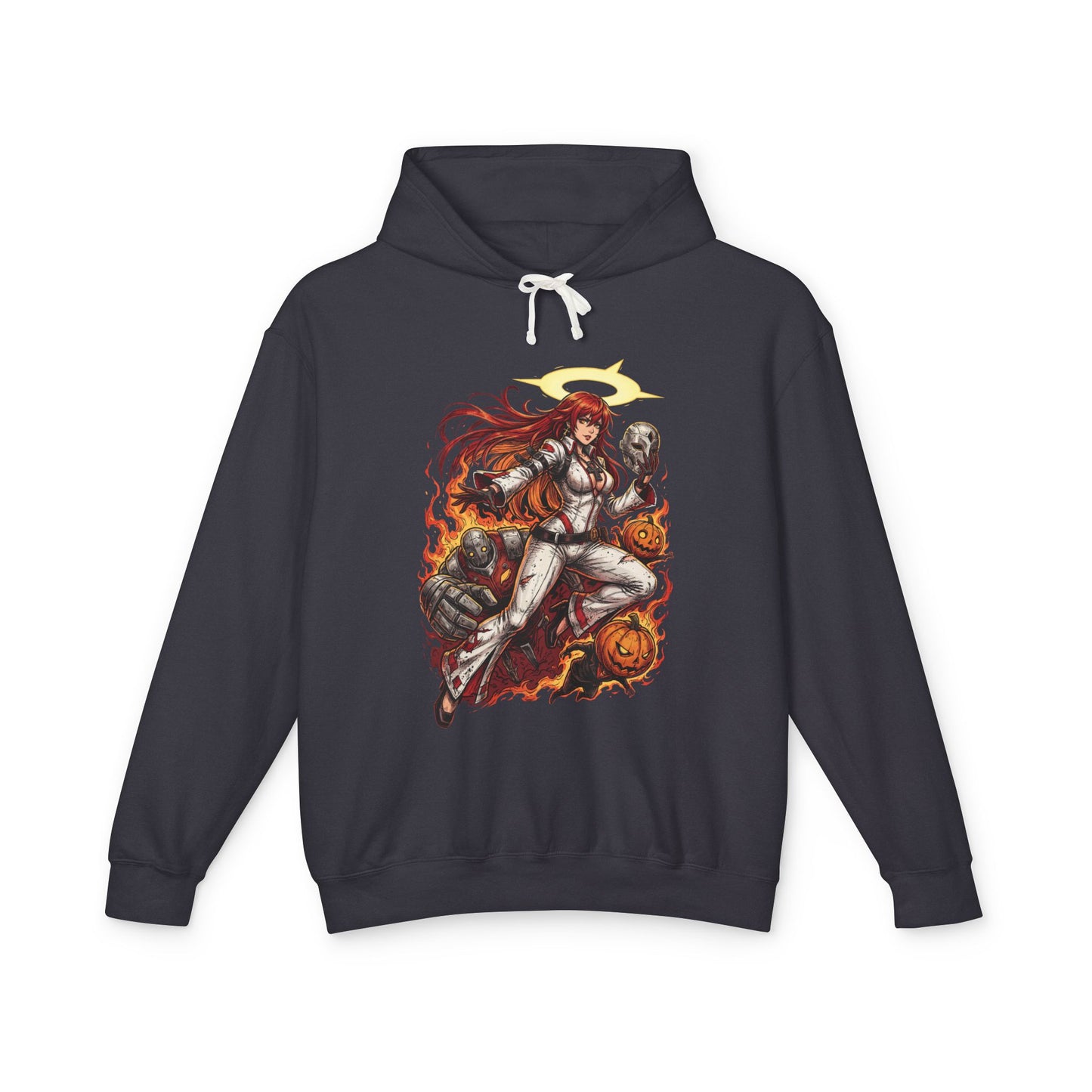 Jack-O GG: Cute Yet Menacing Pumpkin Head Unisex Premium Hoodie