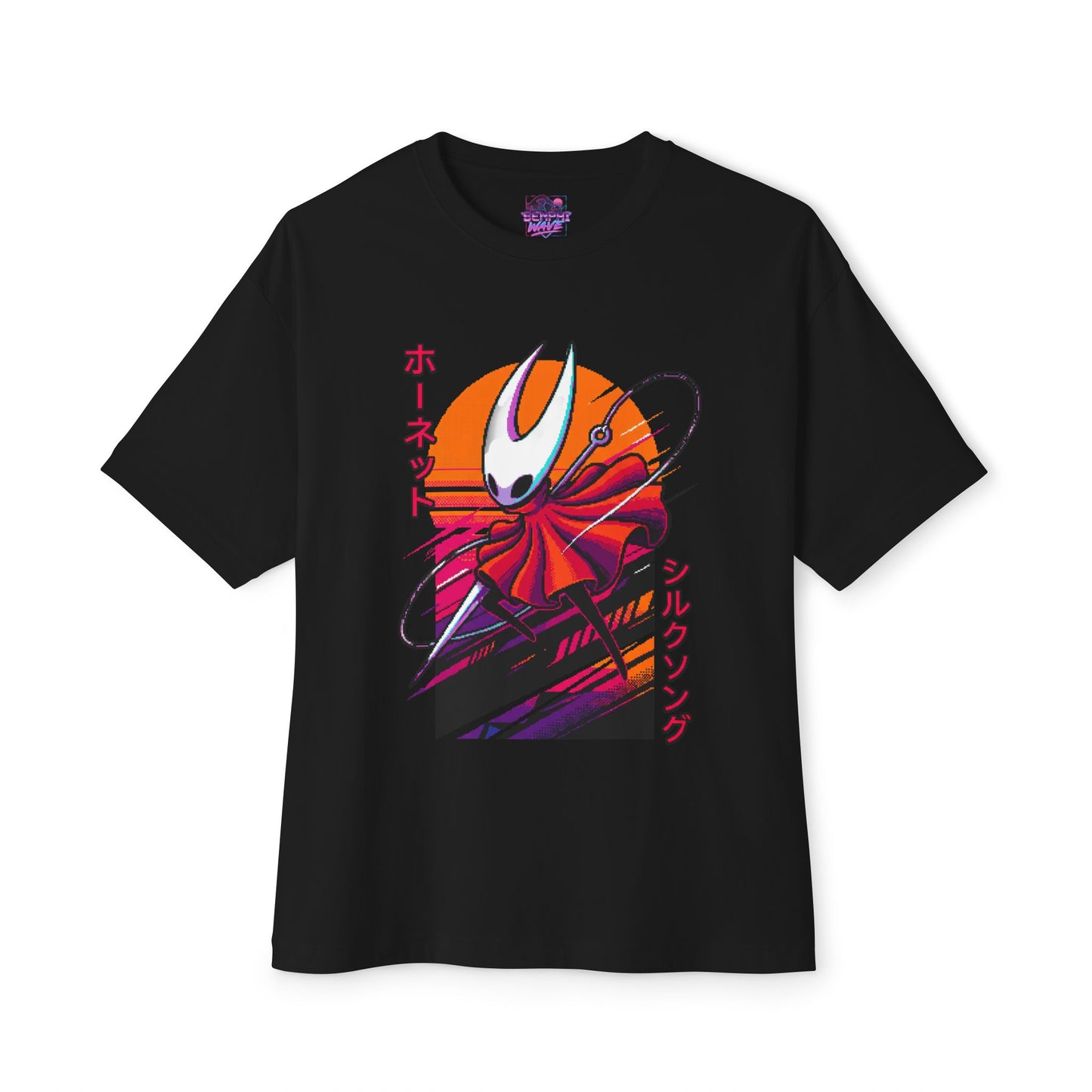 Hornet Silksong Vaporwave – Neon Needle Princess Premium Oversized Unisex T-Shirt