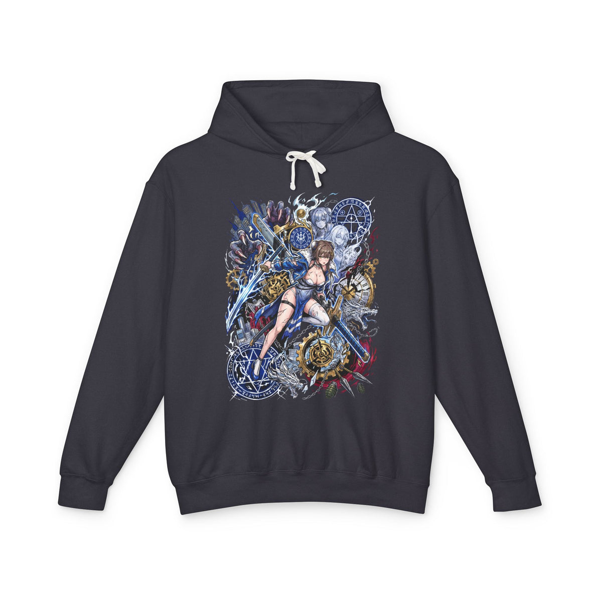 Chaos Zero Nightmare Yuki Clockwork Magic Circles Fan Art Hoodie