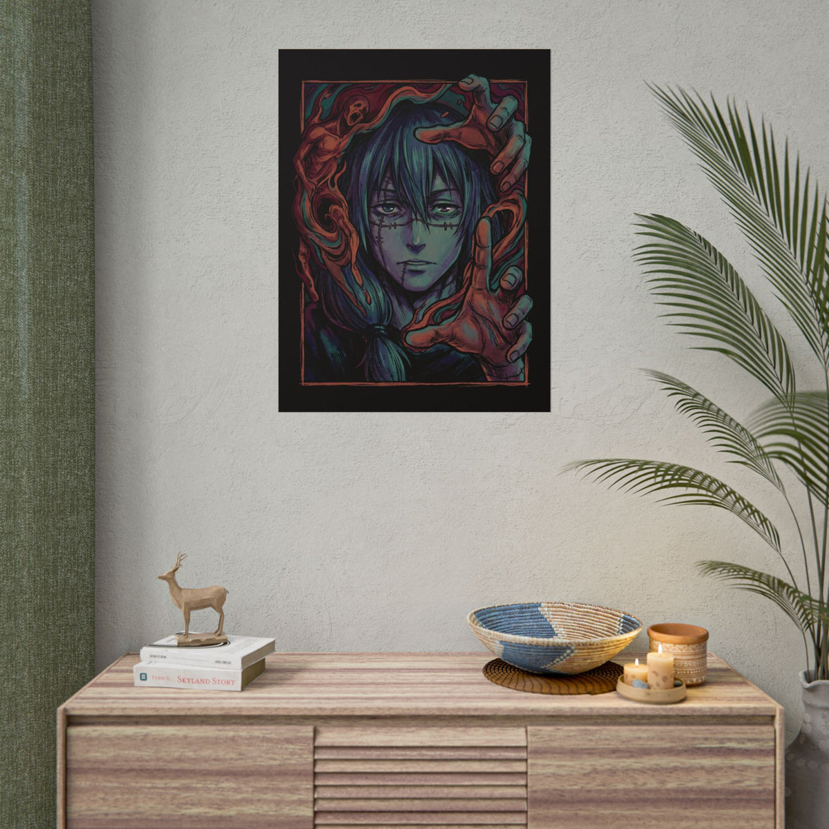 Jujutsu Kaisen Mahito Patchwork Face Poster
